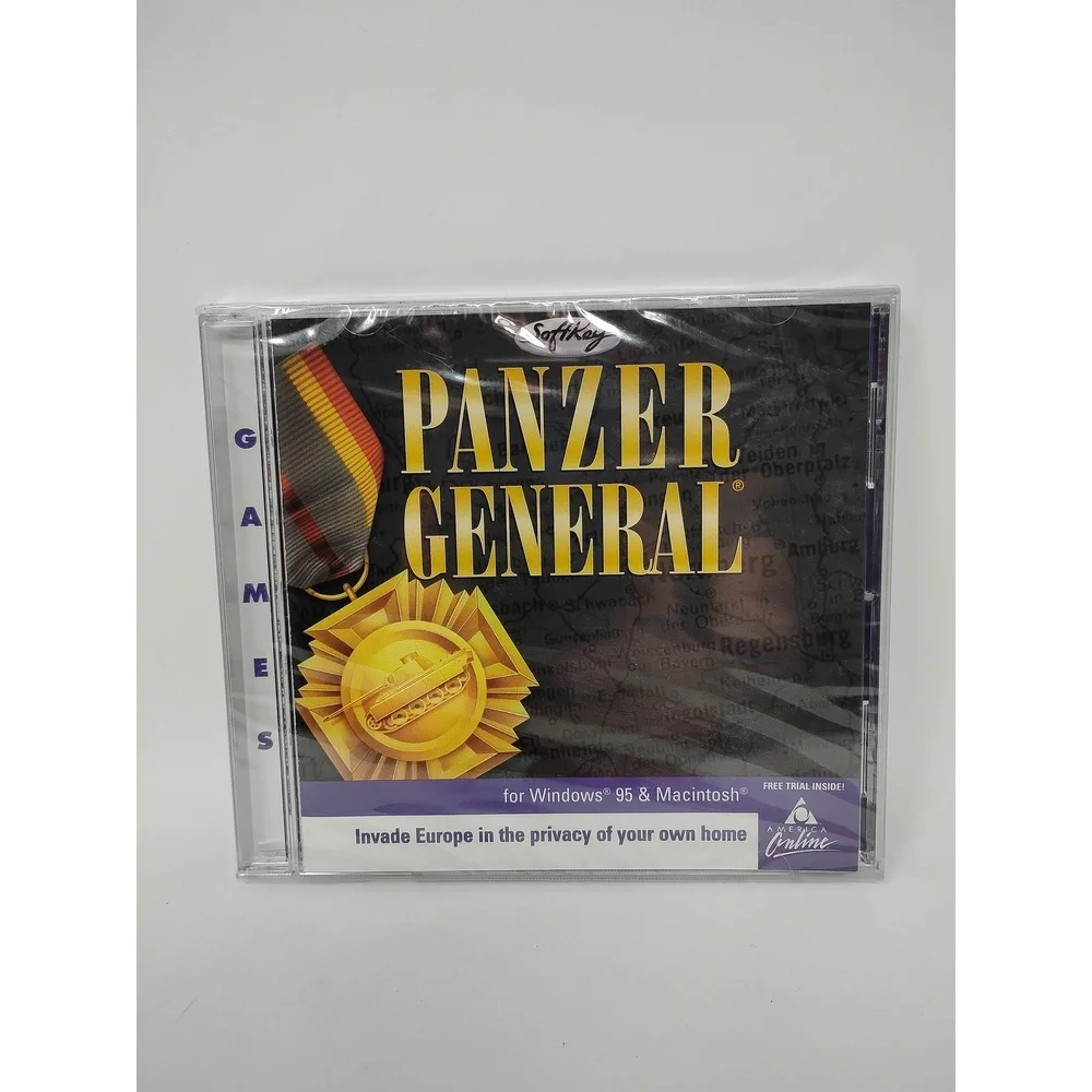 Panzer General 1998 Strategy Game PC Mac WWII SoftKey Sealed CD-ROM Simulation